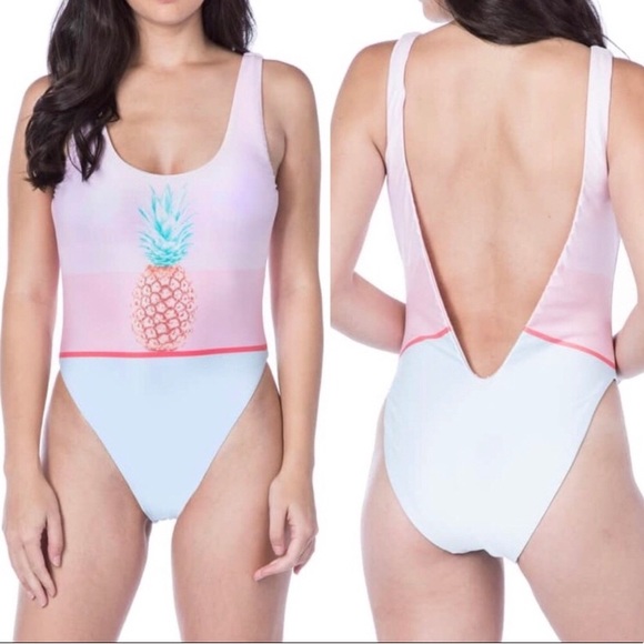 The Bikini Lab Other - NWT Bikini Lab Pineapple Print V Back Size Small